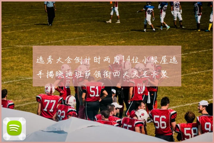 选秀大会倒计时两周14位小绿屋选手揭晓迪班萨领衔四大天王齐聚
